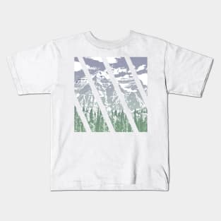 Colorful Mountain Kids T-Shirt